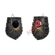 Ajtócsengő Halloween piros pókos 17cm