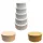Papírdoboz szett 5db-os rózsaszín :19x9;22x10;25x11;28x12;31x12,5 cm