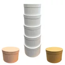 Papírdoboz szett 5db-os rózsaszín :24x13,5;26x15;28x17;30x19,5;32x21 cm 