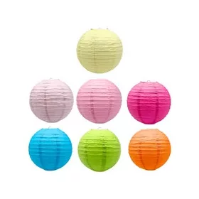 Papír lampion  20cm -es 7 színben válsztható/db 