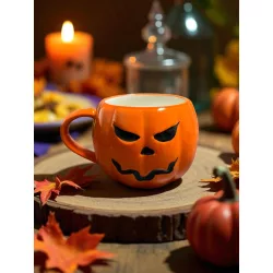 Halloween bögre haragos tök narancssárga 9,5x8,5 cm 