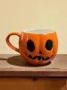 Halloween bögre csontváz tök narancssárga 9,5x8,5 cm 