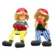 Logólábú figura almával 5x9x4,5 cm 2 féle válaszható/db