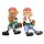 Logólábú figura eperrel 6x9,5x4,5 cm 2 féle válaszható/db