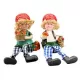 Logólábú figura eperrel 6x9,5x4,5 cm 2 féle válaszható/db
