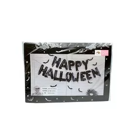 Lufi Halloween-es felirat 14 betű+12 denevér+ pókháló 