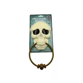 Ajtócsengő koponyás fehér 30x14cm