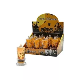 Gyertya LED-es Halloween 10x4,5 cm 
