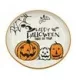 Halloween tányér 21 cm – „Happy Halloween” felirattal