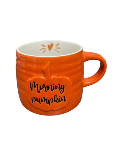 Bögre őszi morning pumpkin felirattal 9,8x8,5 cm 