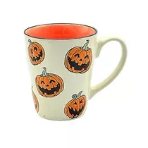 Halloween bögre tökös 10,5x12,8cm