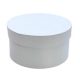 Papírdoboz kerek 17x9 cm fehér