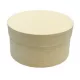 Papírdoboz kerek 17x9 cm krém