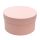 Papírdoboz kerek 17x9 cm rózsaszín