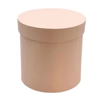 Papírdoboz kerek 14x14 cm rózsaszín