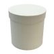 Papírdoboz kerek 14x14 cm fehér