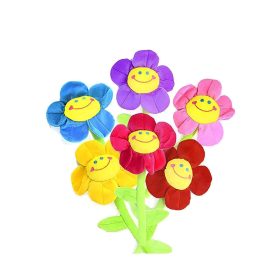 Plüss virág 30 cm piros