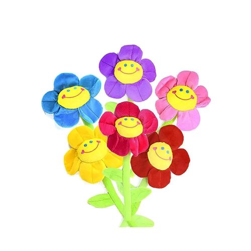 Plüss virág 45 cm narancs