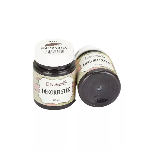 Dekorfesték matt 60ml földbarna