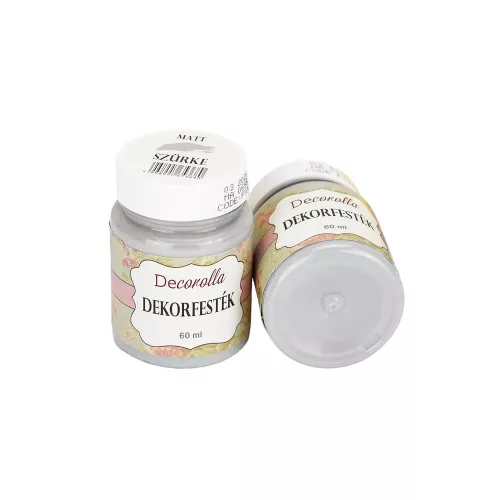 Dekorfesték matt 60ml szürke