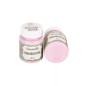 Dekorfesték matt 60ml rózsaszín