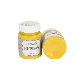 Dekorfesték matt 60ml antimonsárga