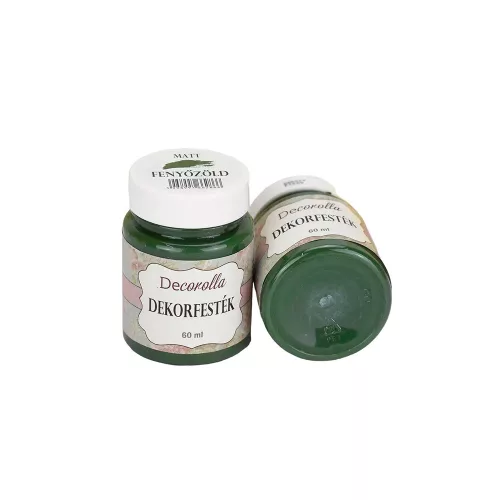 Dekorfesték matt 60ml fenyőzöld