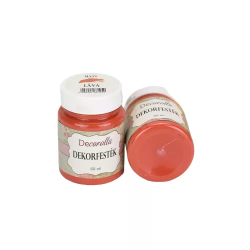 Dekorfesték matt 60ml láva