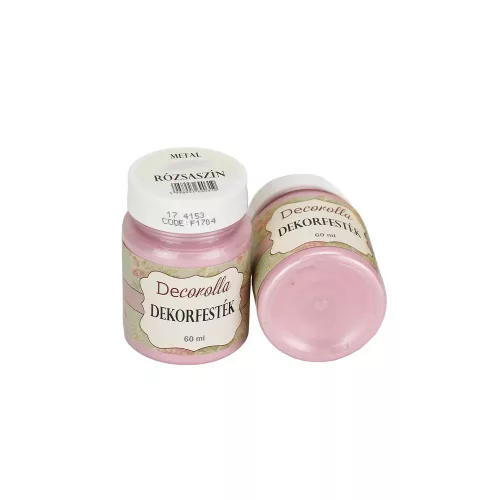 Metál dekorfesték  60ml rózsaszín