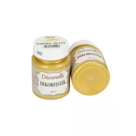 Metál dekorfesték matt 60ml barok arany