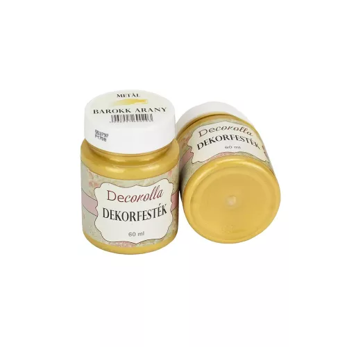 Metál dekorfesték matt 60ml barok arany