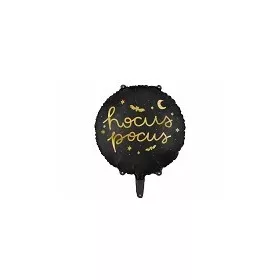 Fólia lufi fekete 45cm Hocus Pocus
