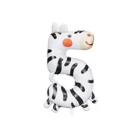 Fólia lufi 5-ös  68x98cm - zebra