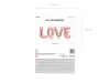 Rosegold Love lufi 140x35cm