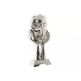 Figura aluminium fej ezüstözött 17x10x37cm