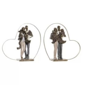 Pár szív figura 28x8,5x27cm választható 2 féle