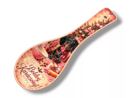 Fakanáltartó 26*9*3cm   3D - Boldog Karácsonyt