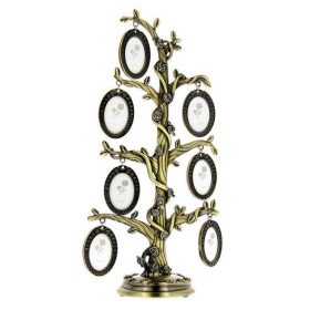 Családfa képkeret bronz 7db kép