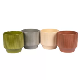   Izzy kerámia kaspó mix pisztácia-terrakotta-vanília-szürke 8x8cm válaszható/db