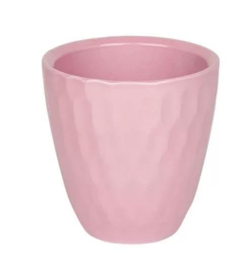 Carve orchidea váza fényes rózsaszín 15cm