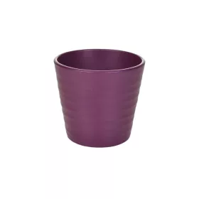 Wave kerámia kaspó matt szilva 12cm