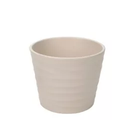 Wave kerámia kaspó antik fehér 13cm