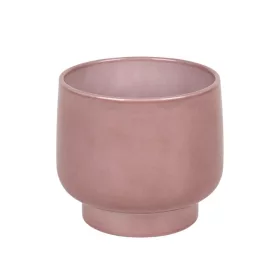 Krug kerámia kaspó fényes melange 17cm