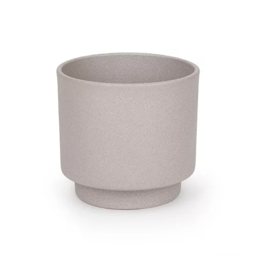 Milo Struktur kerámia kaspó homokszín 12cm