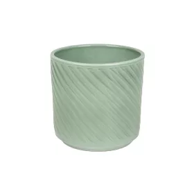 Elsie hengerkaspó fényes zsályazöld 13cm