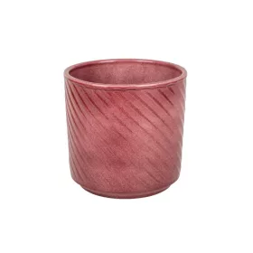 Elsie hengerkaspó fényes bordó 14cm
