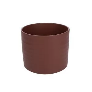 Wave hengerkaspó matt tejeskávé 14cm