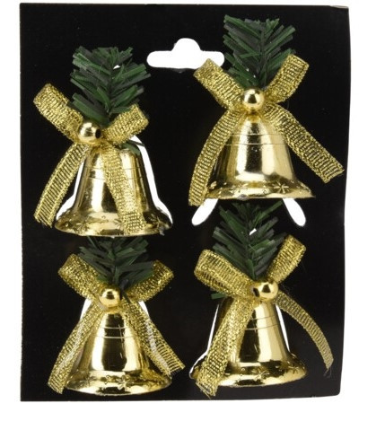 Harang 4db-os arany színű 4cm