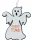 Szellem „Ghost Time” felirattal