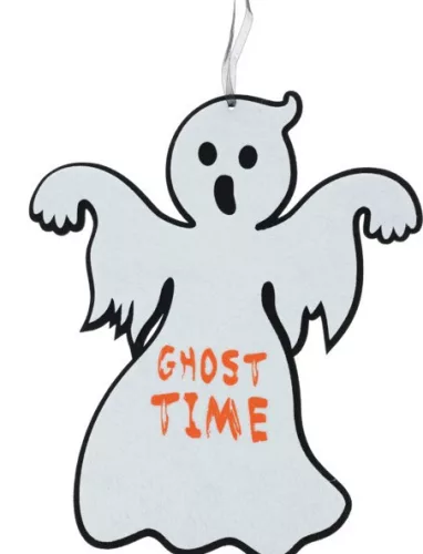 Szellem „Ghost Time” felirattal